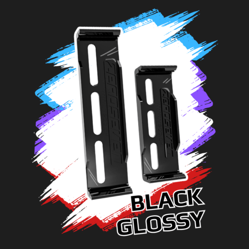 ZEROSEVEN Kennzeichenhalter Glossy Black