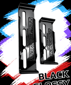 ZEROSEVEN Kennzeichenhalter Glossy Black