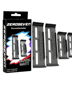 ZEROSEVEN Kennzeichenhalter Matt Black