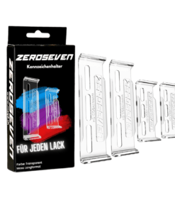 ZEROSEVEN Kennzeichenhalter Transparent