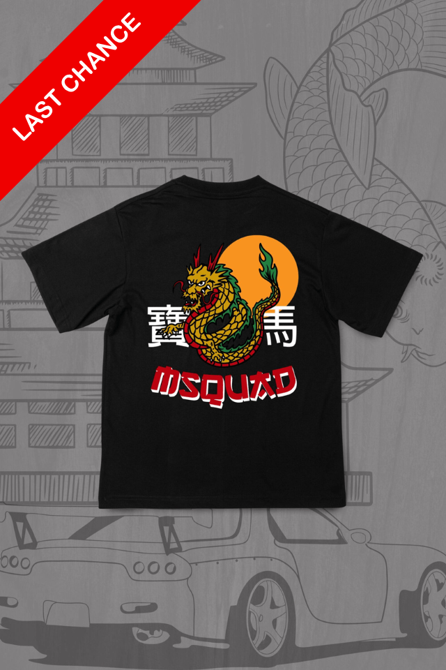 MSQUAD Dragon Shirt - Oversize Perfekt Fit